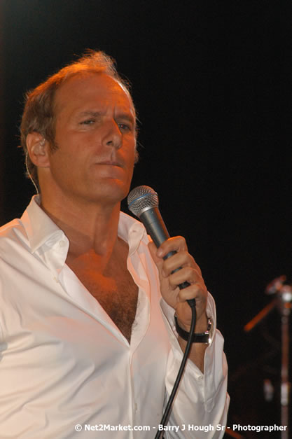 Michael Bolton - Air Jamaica Jazz & Blues Festival 2007 - The Art of Music -  Thursday, January 25th - 10th Anniversary - Air Jamaica Jazz & Blues Festival 2007 - The Art of Music - Tuesday, January 23 - Saturday, January 27, 2007, The Aqueduct on Rose Hall, Montego Bay, Jamaica - Negril Travel Guide, Negril Jamaica WI - http://www.negriltravelguide.com - info@negriltravelguide.com...!