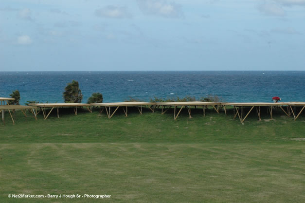 The Aqueduct Venue Under Construction - Thursday, January 18th - 10th Anniversary - Air Jamaica Jazz & Blues Festival 2007 - The Art of Music - Tuesday, January 23 - Saturday, January 27, 2007, The Aqueduct on Rose Hall, Montego Bay, Jamaica - Negril Travel Guide, Negril Jamaica WI - http://www.negriltravelguide.com - info@negriltravelguide.com...!