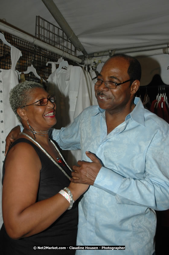 Minister of Tourism, Hon. Edmund Bartlett, and Director of Tourism, Basil Smith at the Air Jamaica Jazz and Blues Festival 2008 The Art of Music - Saturday, January 26, 2008 - Air Jamaica Jazz & Blues 2008 The Art of Music venue at the Aqaueduct on Rose Hall Resort & Counrty Club, Montego Bay, St. James, Jamaica W.I. - Thursday, January 24 - Saturday, January 26, 2008 - Photographs by Net2Market.com - Claudine Housen & Barry J. Hough Sr, Photographers - Negril Travel Guide, Negril Jamaica WI - http://www.negriltravelguide.com - info@negriltravelguide.com...!