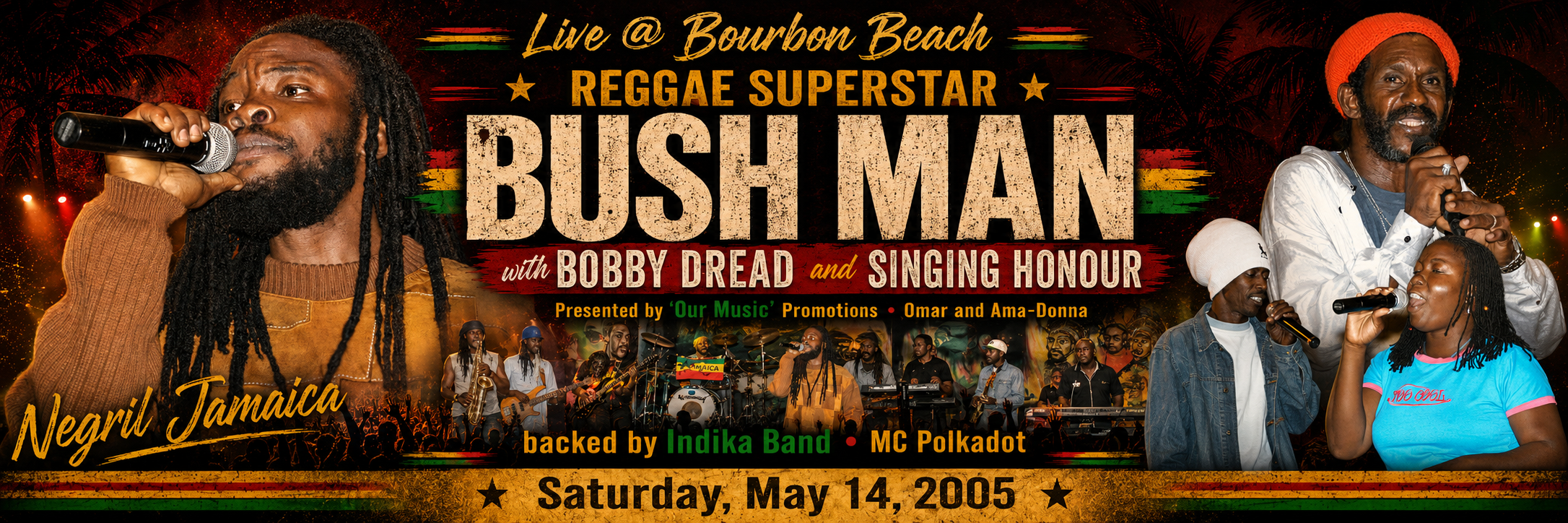 Bush Man complete concert header