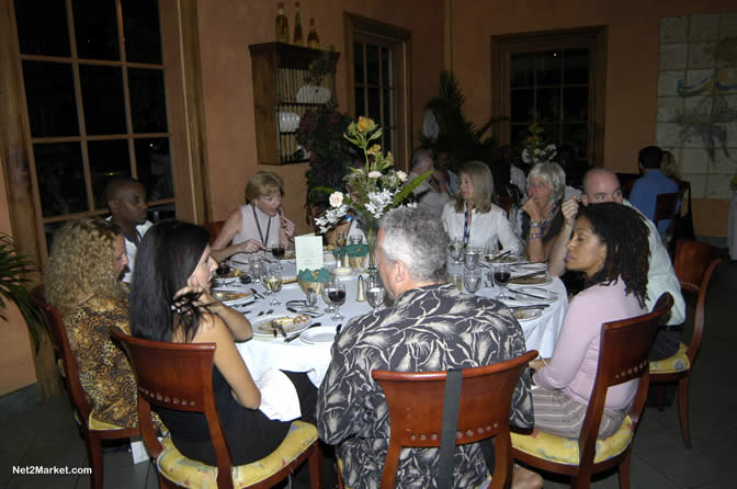 Sunset Beach Resort & Spa - CHA Press Dinner - January 9th, 2005 - Caribbean MarketPlace 2005 by the Caribbean Hotel Association - Negril Travel Guide, Negril Jamaica WI - http://www.negriltravelguide.com - info@negriltravelguide.com...!