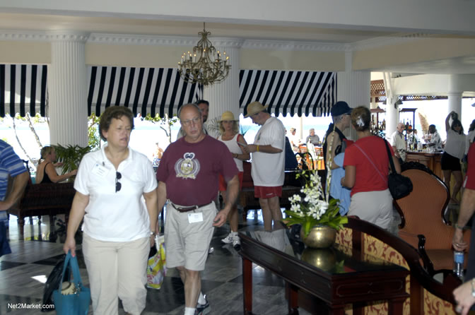 CHA / Caribbean MarketPlace Press Lunch & Briefing at Seagrapes Restaurant, Half Moon - Caribbean MarketPlace 2005 by the Caribbean Hotel Association - Negril Travel Guide, Negril Jamaica WI - http://www.negriltravelguide.com - info@negriltravelguide.com...!