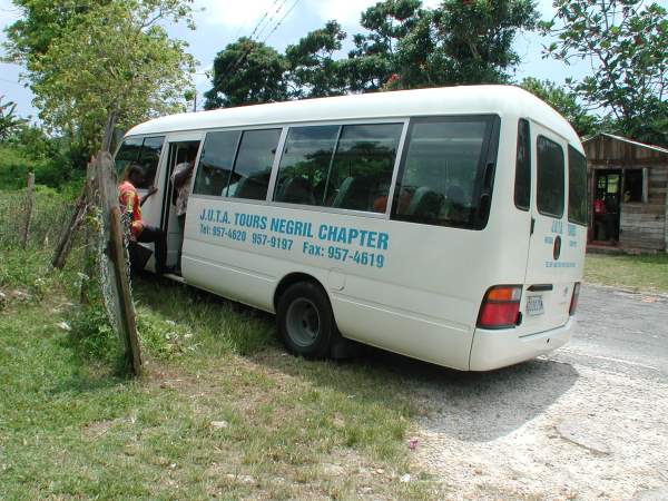 Group Leaves Beeston Springs for Billy's Grassy Park - Negril Chamber of Commerce Community Guide Training Programme Photos - Negril Travel Guide, Negril Jamaica WI - http://www.negriltravelguide.com - info@negriltravelguide.com...!