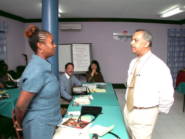 Class Role Playing  - Negril Chamber of Commerce Community Guide Training Programme Photos - Negril Travel Guide, Negril Jamaica WI - http://www.negriltravelguide.com - info@negriltravelguide.com...!