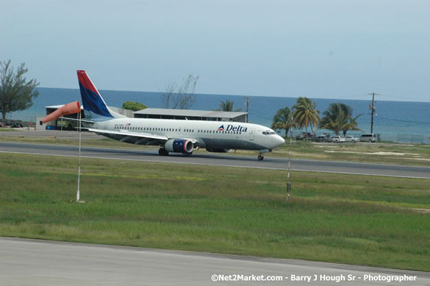 Delta Air Lines Inaugural Flight From New York's JFK Airport to Sangster International Airport, Montego Bay, Jamaica - June 9, 2007 - Sangster International Airport - Montego Bay, St James, Jamaica W.I. - MBJ Limited - Transforming Sangster International Airport into a world class facility - Photographs by Net2Market.com - Negril Travel Guide, Negril Jamaica WI - http://www.negriltravelguide.com - info@negriltravelguide.com...!