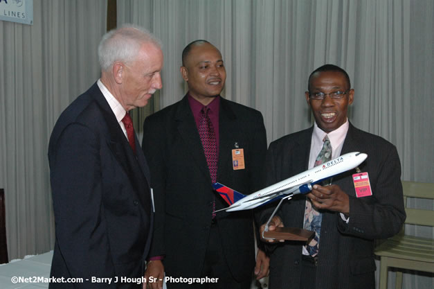 Delta Air Lines Inaugural Flight From New York's JFK Airport to Sangster International Airport, Montego Bay, Jamaica - June 9, 2007 - Sangster International Airport - Montego Bay, St James, Jamaica W.I. - MBJ Limited - Transforming Sangster International Airport into a world class facility - Photographs by Net2Market.com - Negril Travel Guide, Negril Jamaica WI - http://www.negriltravelguide.com - info@negriltravelguide.com...!