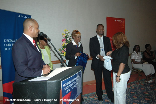 Holiday Inn SunSpree Resort & Delta Air Lines Cocktail Reception in Commemoration of Delta Air Lines Inaugural Flight From New York's JFK Airport to Sangster International Airport, Montego Bay, Jamaica - June 9, 2007 - Sangster International Airport - Montego Bay, St James, Jamaica W.I. - MBJ Limited - Transforming Sangster International Airport into a world class facility - Photographs by Net2Market.com - Negril Travel Guide, Negril Jamaica WI - http://www.negriltravelguide.com - info@negriltravelguide.com...!