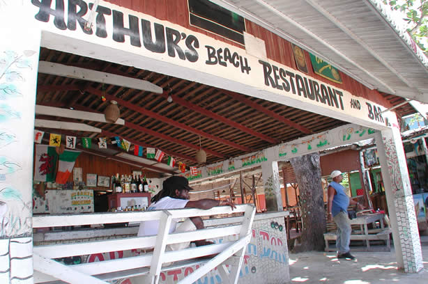 History of Negril's Tourism & Arthur's Beach Restaurant & Bar Area Today - Negril Travel Guide, Negril Jamaica WI - http://www.negriltravelguide.com - info@negriltravelguide.com...!