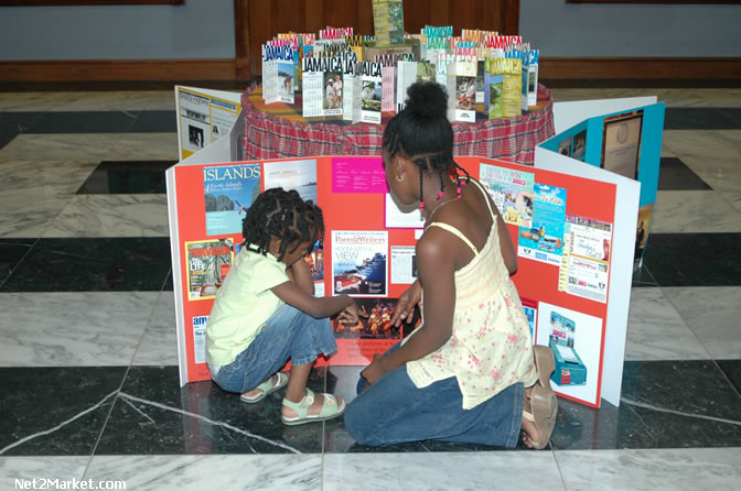 Jamaica Tourist Board 50 Years - 1955 - 2005 "...sharing the Jamaican experience" - 50th Anniversary Exhibition Launch Photos - Montego Bay Civic Center, Sam Sharpe Square, Montego Bay - Thursday, December 15, 2005  - Negril Travel Guide, Negril Jamaica WI - http://www.negriltravelguide.com - info@negriltravelguide.com...!