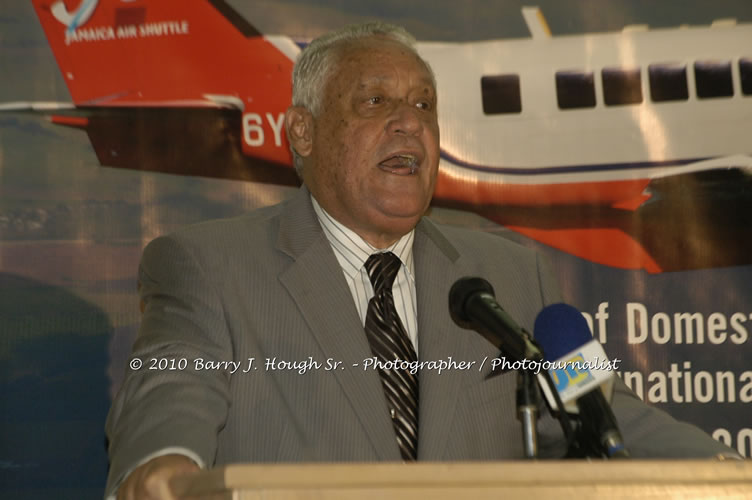 Jamaica Air Shuttle Launch @ MBJ Airports Limited, Wednesday, January 20, 2010, Sangster International Airport, Montego Bay, St. James, Jamaica W.I. - Photographs by Net2Market.com - Barry J. Hough Sr, Photographer/Photojournalist - The Negril Travel Guide - Negril's and Jamaica's Number One Concert Photography Web Site with over 40,000 Jamaican Concert photographs Published -  Negril Travel Guide, Negril Jamaica WI - http://www.negriltravelguide.com - info@negriltravelguide.com...!