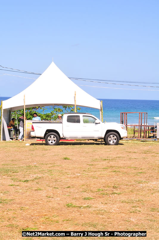 Preparations Continue [One Day To Go] at the Venue & Office - Jamaica Jazz and Blues Festival 2009 - Presented by Air Jamaica - Thursday, January 15, 2009 - Venue at the Aqueduct on Rose Hall Resort &amp; Country Club, Montego Bay, Jamaica - Thursday, January 22 - Saturday, January 24, 2009 - Photographs by Net2Market.com - Barry J. Hough Sr, Photographer/Photojournalist - Negril Travel Guide, Negril Jamaica WI - http://www.negriltravelguide.com - info@negriltravelguide.com...!