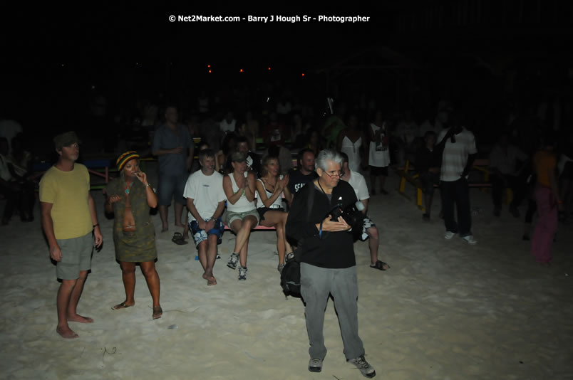 Leroy Sibbles and Gregory Isaacs at Bourbon Beach - Monday, February 11, 2008 - Bourbon Beach, Norman Manley Boulevard, Negril, Westmoreland, Jamaica W.I. - Photographs by Net2Market.com - Barry J. Hough Sr, Photographer - Negril Travel Guide, Negril Jamaica WI - http://www.negriltravelguide.com - info@negriltravelguide.com...!