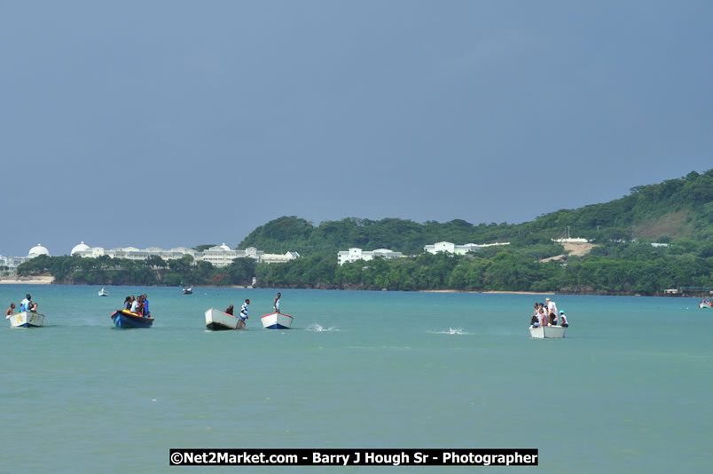 Lucea Cross the Harbour @ Lucea Car Park - All Day Event - Cross the Harbour Swim, Boat Rides, and Entertainment for the Family - Concert Featuring: Bushman, George Nooksl, Little Hero, Bushi One String, Dog Rice and many local Artists - Friday, August 1, 2008 - Lucea, Hanover Jamaica - Photographs by Net2Market.com - Barry J. Hough Sr. Photojournalist/Photograper - Photographs taken with a Nikon D300 - Negril Travel Guide, Negril Jamaica WI - http://www.negriltravelguide.com - info@negriltravelguide.com...!