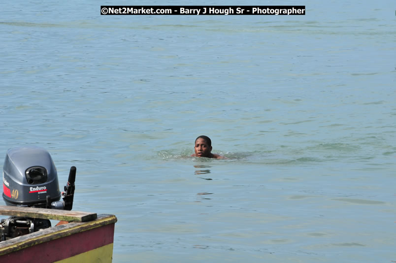 Lucea Cross the Harbour @ Lucea Car Park - All Day Event - Cross the Harbour Swim, Boat Rides, and Entertainment for the Family - Concert Featuring: Bushman, George Nooksl, Little Hero, Bushi One String, Dog Rice and many local Artists - Friday, August 1, 2008 - Lucea, Hanover Jamaica - Photographs by Net2Market.com - Barry J. Hough Sr. Photojournalist/Photograper - Photographs taken with a Nikon D300 - Negril Travel Guide, Negril Jamaica WI - http://www.negriltravelguide.com - info@negriltravelguide.com...!