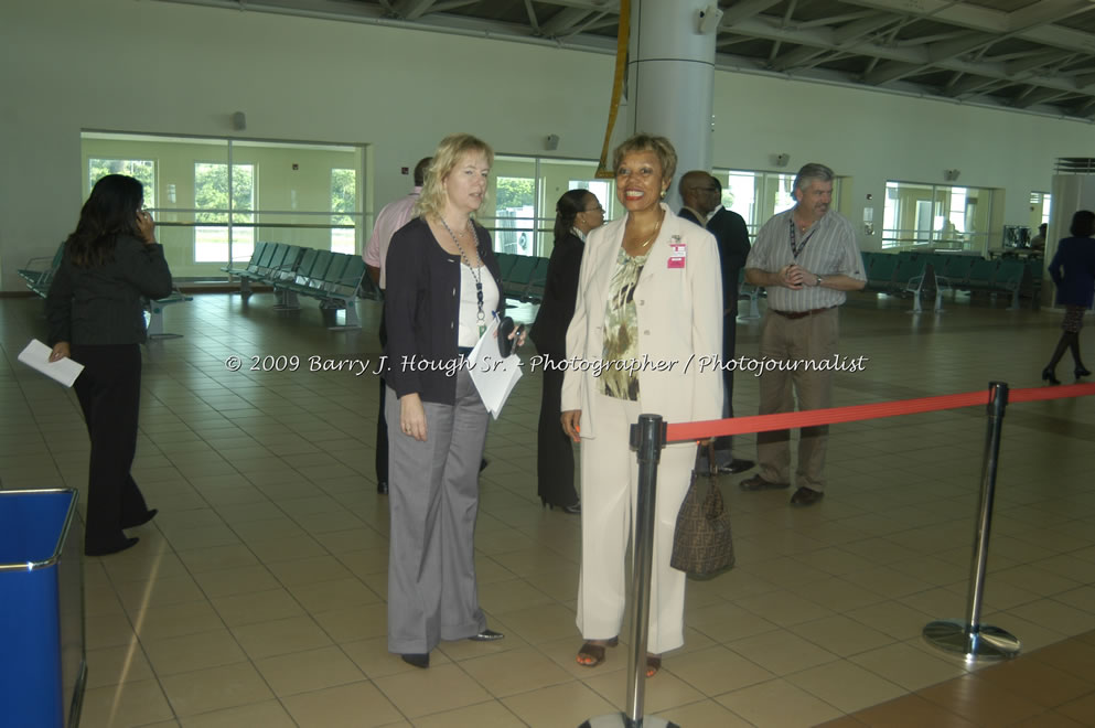  British Airways Inaugurates New Scheduled Service from London Gatwick Airport to Sangster International Airport, Montego Bay, Jamaica, Thursday, October 29, 2009 - Photographs by Barry J. Hough Sr. Photojournalist/Photograper - Photographs taken with a Nikon D70, D100, or D300 - Negril Travel Guide, Negril Jamaica WI - http://www.negriltravelguide.com - info@negriltravelguide.com...!