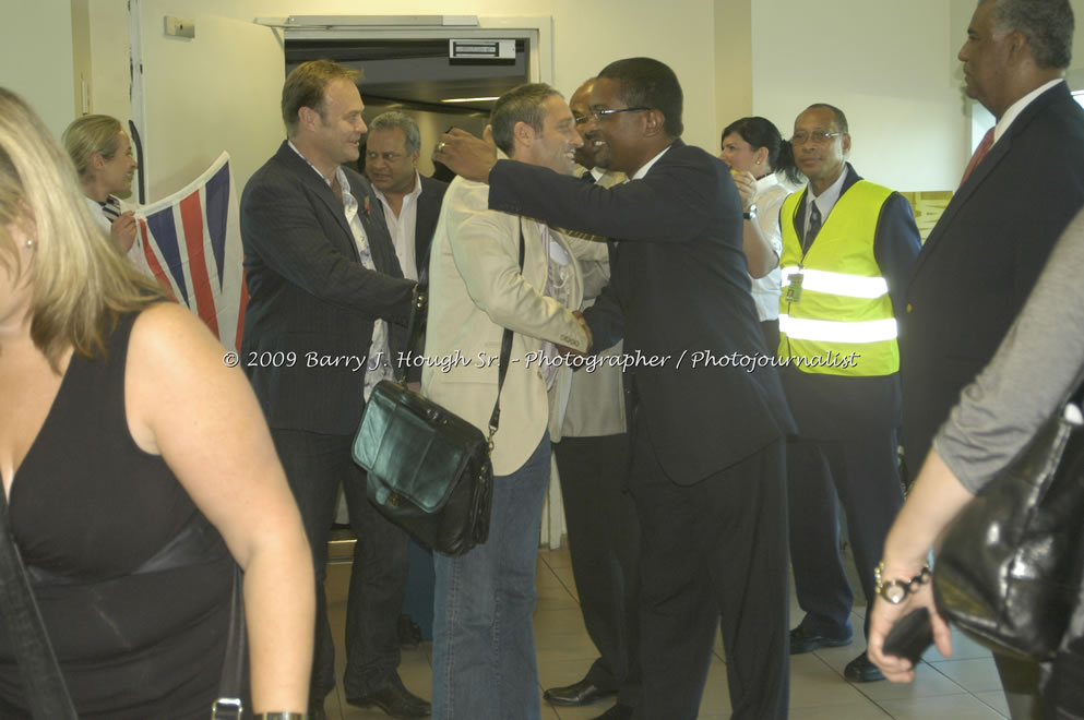  British Airways Inaugurates New Scheduled Service from London Gatwick Airport to Sangster International Airport, Montego Bay, Jamaica, Thursday, October 29, 2009 - Photographs by Barry J. Hough Sr. Photojournalist/Photograper - Photographs taken with a Nikon D70, D100, or D300 - Negril Travel Guide, Negril Jamaica WI - http://www.negriltravelguide.com - info@negriltravelguide.com...!