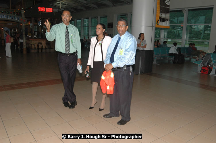 JetBue Airways' Inaugural Air Service between Sangster International Airport, Montego Bay and John F. Kennedy Airport, New York at MBJ Airports Sangster International Airport, Montego Bay, St. James, Jamaica - Thursday, May 21, 2009 - Photographs by Net2Market.com - Barry J. Hough Sr, Photographer/Photojournalist - Negril Travel Guide, Negril Jamaica WI - http://www.negriltravelguide.com - info@negriltravelguide.com...!