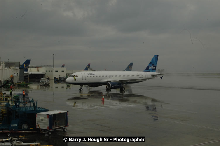 JetBue Airways' Inaugural Air Service between Sangster International Airport, Montego Bay and John F. Kennedy Airport, New York at MBJ Airports Sangster International Airport, Montego Bay, St. James, Jamaica - Thursday, May 21, 2009 - Photographs by Net2Market.com - Barry J. Hough Sr, Photographer/Photojournalist - Negril Travel Guide, Negril Jamaica WI - http://www.negriltravelguide.com - info@negriltravelguide.com...!