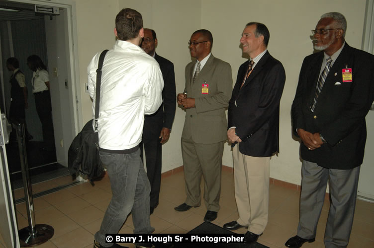 JetBue Airways' Inaugural Air Service between Sangster International Airport, Montego Bay and John F. Kennedy Airport, New York at MBJ Airports Sangster International Airport, Montego Bay, St. James, Jamaica - Thursday, May 21, 2009 - Photographs by Net2Market.com - Barry J. Hough Sr, Photographer/Photojournalist - Negril Travel Guide, Negril Jamaica WI - http://www.negriltravelguide.com - info@negriltravelguide.com...!