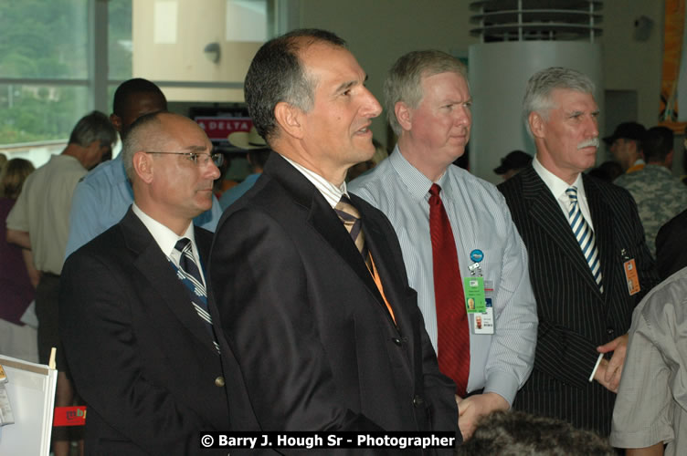 JetBue Airways' Inaugural Air Service between Sangster International Airport, Montego Bay and John F. Kennedy Airport, New York at MBJ Airports Sangster International Airport, Montego Bay, St. James, Jamaica - Thursday, May 21, 2009 - Photographs by Net2Market.com - Barry J. Hough Sr, Photographer/Photojournalist - Negril Travel Guide, Negril Jamaica WI - http://www.negriltravelguide.com - info@negriltravelguide.com...!