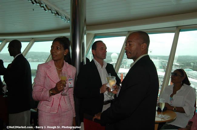 MS Freedom Of The Seas [Royal Caribbean International's - Newest Vessel] Plaques &amp; Keys Ceremony in order to commemorate its first arrival at the Port Montego Bay Photos - Negril Travel Guide, Negril Jamaica WI - http://www.negriltravelguide.com - info@negriltravelguide.com...!