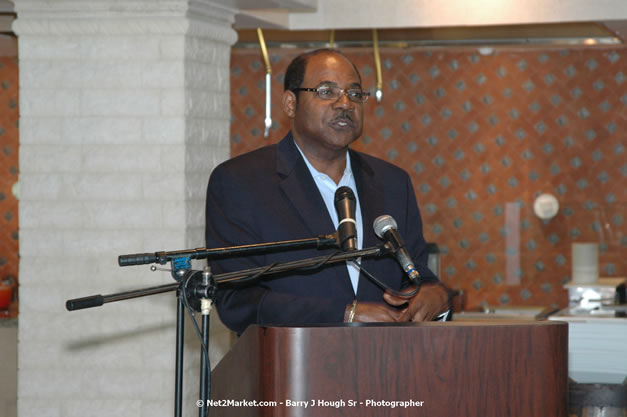 Minister of Toursim Luncheon - Minister of Tourism, Hon. Edmund Bartlett - Director of Tourism, Basil Smith - Saturday, December 15, 2007 - Rose Hall Resort and Country Club, Rose Hall, Montego Bay, Jamaica W.I. - Photographs by Net2Market.com - Barry J. Hough Sr, Photographer - Negril Travel Guide, Negril Jamaica WI - http://www.negriltravelguide.com - info@negriltravelguide.com...!