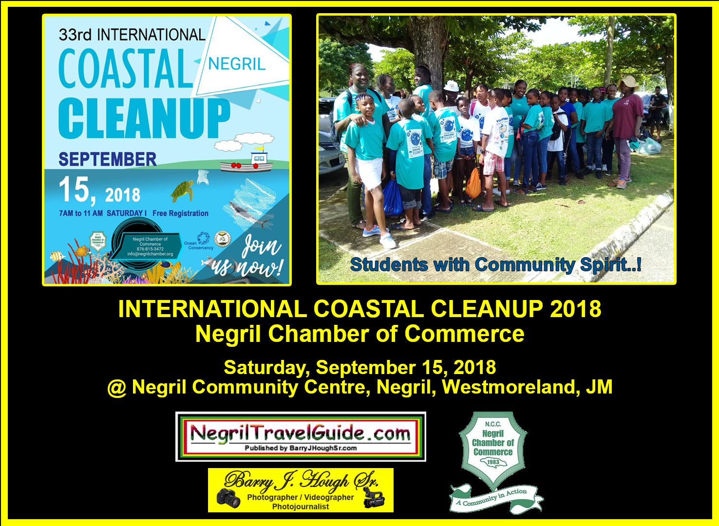 International Coastal Cleanup Day 2018 in Negril