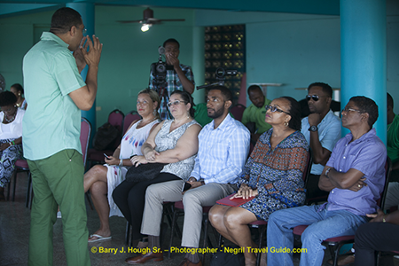 The leader of the opposition Jamaica Labour Party Mr. Andrew Holness meets with Negril Chamber of Commerce Members