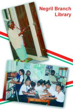 Negril Branch Library - Children from Negril All Age School - Negril Chamber of Commerce 2003 - 20 Years of Service to the Negril Area - NegrilTravelGuide.com...!