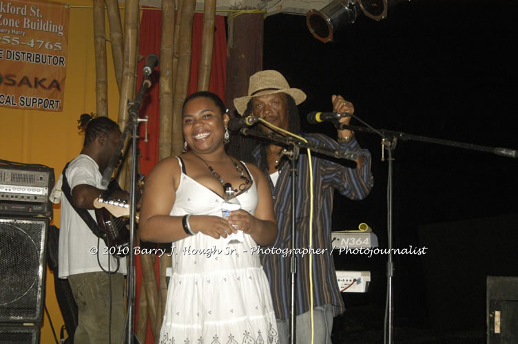 Marcia Griffiths & Edge Michael - Live In Concert - One Love Reggae Concert Series 09/10 @ Negril Escape Resort and Spa, December 29, 2009, One Love Drive, West End, Negril, Westmoreland, Jamaica W.I. - Photographs by Net2Market.com - Barry J. Hough Sr, Photographer/Photojournalist - Negril Travel Guide, Negril Jamaica WI - http://www.negriltravelguide.com - info@negriltravelguide.com...!