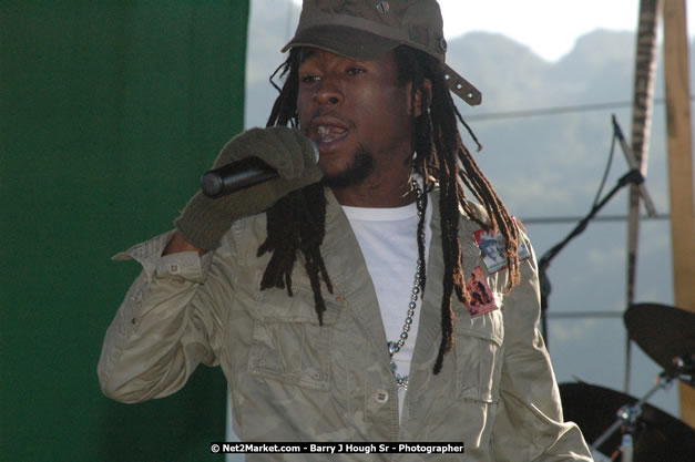 Jah Cure at Tru-Juice Rebel Salute 2008 - The 15th staging of Tru-Juice Rebel Salute, Saturday, January 12, 2008, Port Kaiser Sports Club, St. Elizabeth, Jamaica W.I. - Photographs by Net2Market.com - Barry J. Hough Sr, Photographer - Negril Travel Guide, Negril Jamaica WI - http://www.negriltravelguide.com - info@negriltravelguide.com...!