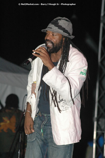 Tony Rebel at Tru-Juice Rebel Salute 2008 - The 15th staging of Tru-Juice Rebel Salute, Saturday, January 12, 2008, Port Kaiser Sports Club, St. Elizabeth, Jamaica W.I. - Photographs by Net2Market.com - Barry J. Hough Sr, Photographer - Negril Travel Guide, Negril Jamaica WI - http://www.negriltravelguide.com - info@negriltravelguide.com...!