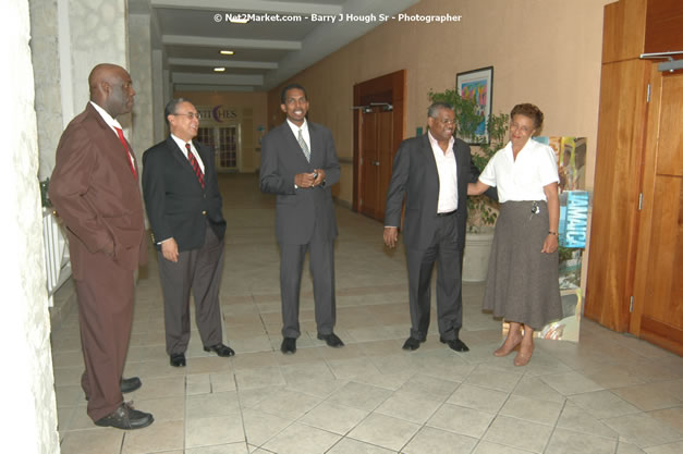 Red Cap Porters Awards - Minister of Tourism, Hon. Edmund Bartlett - Director of Tourism, Basil Smith - Friday, December 14, 2007 - Holiday Inn Sunspree, Montego Bay, Jamaica W.I. - Photographs by Net2Market.com - Barry J. Hough Sr, Photographer - Negril Travel Guide, Negril Jamaica WI - http://www.negriltravelguide.com - info@negriltravelguide.com...!