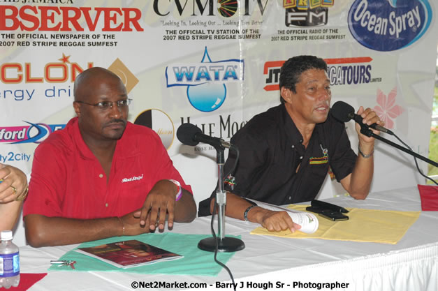 LL Cool J - Shaggy - Press Conference @ Richmond Hill Inn, Montego Bay - Red Stripe Reggae Sumfest at Catherine Hall, Montego Bay, St James, Jamaica W.I. - Negril Travel Guide.com, Negril Jamaica WI - http://www.negriltravelguide.com - info@negriltravelguide.com...!