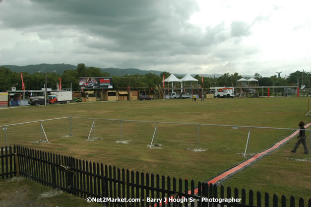 Venue Under Construction - Wednesday, July 18, 2007 - Red Stripe Reggae Sumfest at Catherine Hall, Montego Bay, St Jamaica, Jamaica W.I. - Negril Travel Guide.com, Negril Jamaica WI - http://www.negriltravelguide.com - info@negriltravelguide.com...!