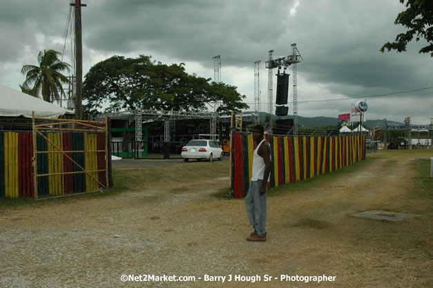 Venue Under Construction - Wednesday, July 18, 2007 - Red Stripe Reggae Sumfest at Catherine Hall, Montego Bay, St Jamaica, Jamaica W.I. - Negril Travel Guide.com, Negril Jamaica WI - http://www.negriltravelguide.com - info@negriltravelguide.com...!