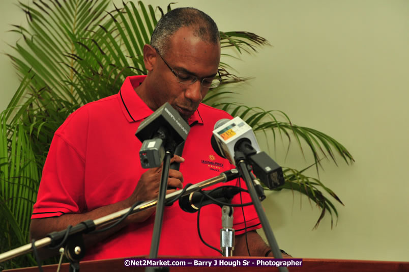 Usain Bolt of Jamaica - The Fastest Man In The World  - Usain Bolt Homecoming Celebrations - Press Conference at the Grand Bahia Principe &amp; Sherwood Content - Waldensia Primary School - Photographs by Net2Market.com - Barry J. Hough Sr. Photojournalist/Photograper - Photographs taken with a Nikon D300 - Negril Travel Guide, Negril Jamaica WI - http://www.negriltravelguide.com - info@negriltravelguide.com...!