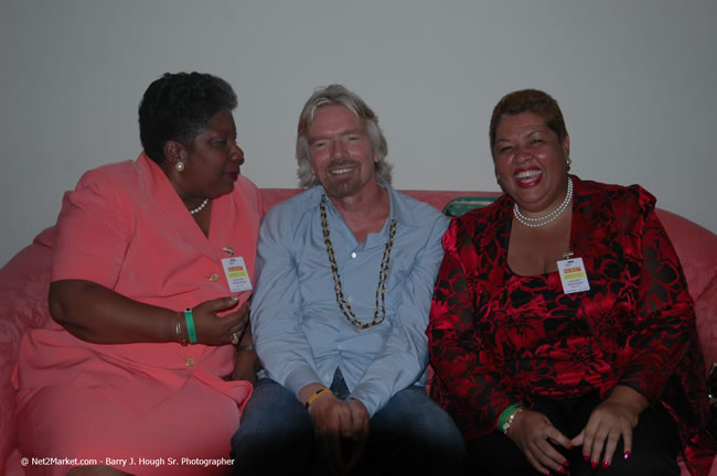 Arrival of Virgin Atlantic Inaugural Flight To Montego Bay, Jamaica Photos - Sir Richard Branson, President & Family, and 450 Passengers - Arrival at Sangster Internation Airport, Montego Bay, Jamaica - Monday, July 3, 2006 - Negril Travel Guide, Negril Jamaica WI - http://www.negriltravelguide.com - info@negriltravelguide.com...!