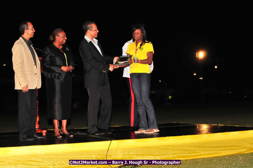 Jamaica's Athletes Celebration - Western Olympics Sports Gala & Trelawny Homecoming - Wednesday, October 8, 2008 - Photographs by Net2Market.com - Barry J. Hough Sr. Photojournalist/Photograper - Photographs taken with a Nikon D300 - Negril Travel Guide, Negril Jamaica WI - http://www.negriltravelguide.com - info@negriltravelguide.com...!