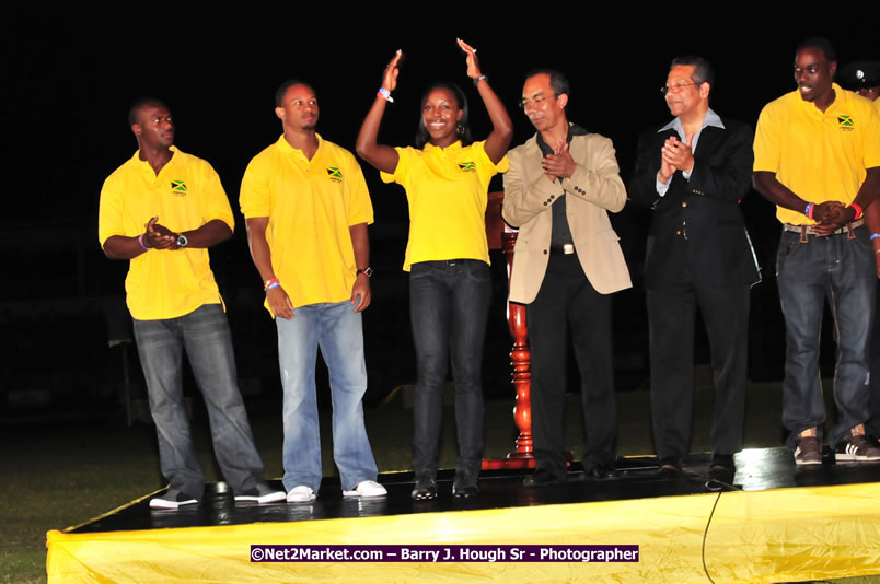 Jamaica's Athletes Celebration - Western Olympics Sports Gala & Trelawny Homecoming - Wednesday, October 8, 2008 - Photographs by Net2Market.com - Barry J. Hough Sr. Photojournalist/Photograper - Photographs taken with a Nikon D300 - Negril Travel Guide, Negril Jamaica WI - http://www.negriltravelguide.com - info@negriltravelguide.com...!