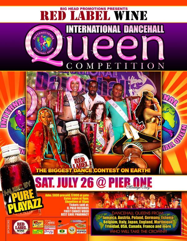 International Dancehall Queen 2008 Flyer - NegrilTravelGuide.com...!