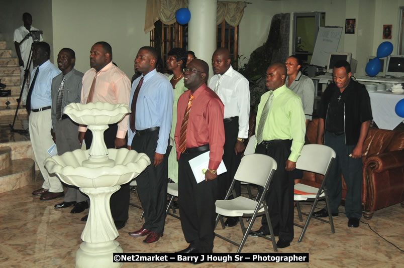 The Graduation Ceremony Of Police Officers - Negril Education Evironmaent Trust (NEET), Graduation Exercise For Level One Computer Training, Venue at Travellers Beach Resort, Norman Manley Boulevard, Negril, Westmoreland, Jamaica - Saturday, April 5, 2009 - Photographs by Net2Market.com - Barry J. Hough Sr, Photographer/Photojournalist - The Negril Travel Guide - Negril's and Jamaica's Number One Concert Photography Web Site with over 40,000 Jamaican Concert photographs Published -  Negril Travel Guide, Negril Jamaica WI - http://www.negriltravelguide.com - info@negriltravelguide.com...!