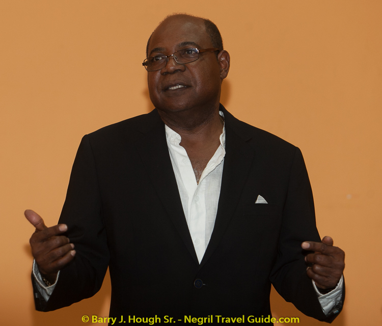 The Honourable Edmund Bartlett, CD, MP, Minister of Tourism meets with Negril Chamber of Commerce and Community Members