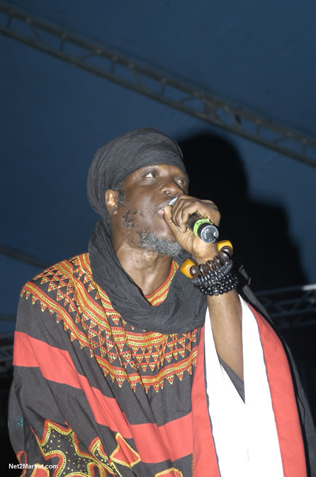 Mutabaruka @  Rebel Salute - Saturday, January 15 2005 - Venue:Port Kaiser Sports Club, St. Elizabeth - Negril Travel Guide, Negril Jamaica WI - http://www.negriltravelguide.com - info@negriltravelguide.com...!