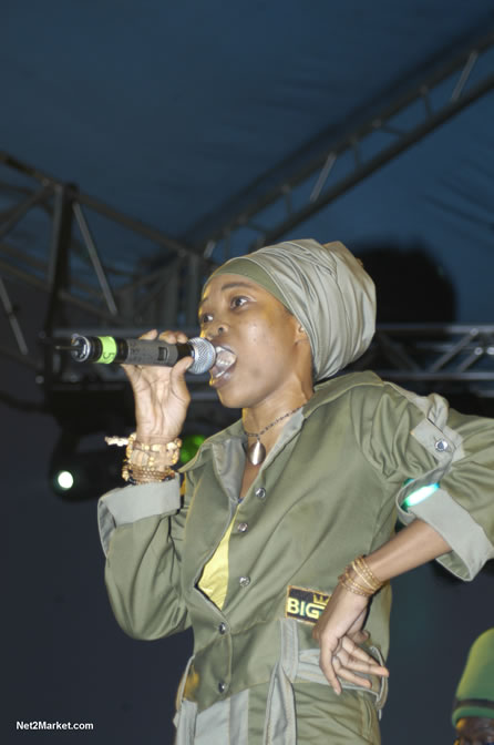 Queen Ifrica @  Rebel Salute - Saturday, January 15 2005 - Venue:Port Kaiser Sports Club, St. Elizabeth - Negril Travel Guide, Negril Jamaica WI - http://www.negriltravelguide.com - info@negriltravelguide.com...!