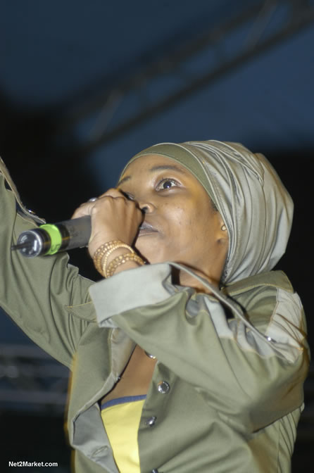 Queen Ifrica @  Rebel Salute - Saturday, January 15 2005 - Venue:Port Kaiser Sports Club, St. Elizabeth - Negril Travel Guide, Negril Jamaica WI - http://www.negriltravelguide.com - info@negriltravelguide.com...!