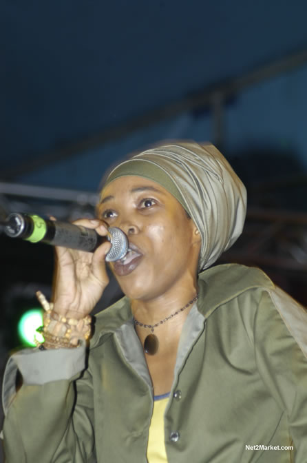 Queen Ifrica @  Rebel Salute - Saturday, January 15 2005 - Venue:Port Kaiser Sports Club, St. Elizabeth - Negril Travel Guide, Negril Jamaica WI - http://www.negriltravelguide.com - info@negriltravelguide.com...!