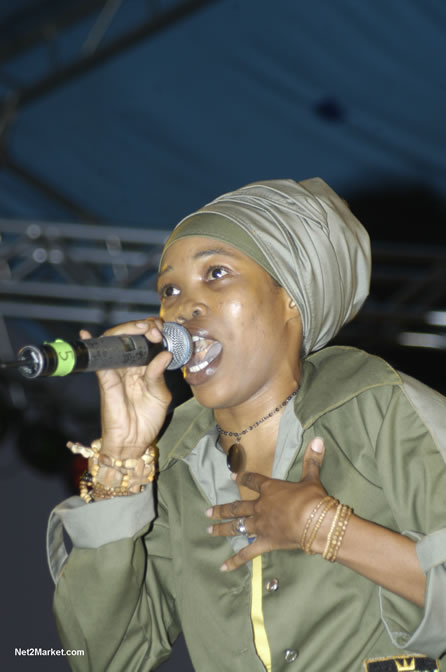 Queen Ifrica @  Rebel Salute - Saturday, January 15 2005 - Venue:Port Kaiser Sports Club, St. Elizabeth - Negril Travel Guide, Negril Jamaica WI - http://www.negriltravelguide.com - info@negriltravelguide.com...!