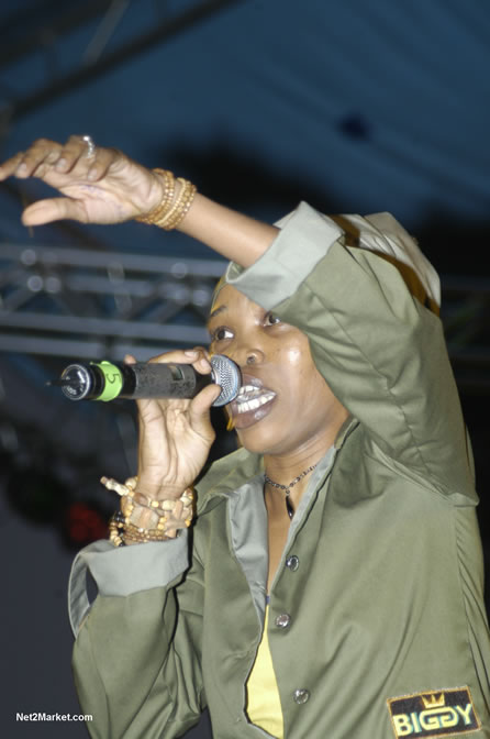 Queen Ifrica @  Rebel Salute - Saturday, January 15 2005 - Venue:Port Kaiser Sports Club, St. Elizabeth - Negril Travel Guide, Negril Jamaica WI - http://www.negriltravelguide.com - info@negriltravelguide.com...!
