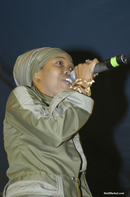 Queen Ifrica @  Rebel Salute - Saturday, January 15 2005 - Venue:Port Kaiser Sports Club, St. Elizabeth - Negril Travel Guide, Negril Jamaica WI - http://www.negriltravelguide.com - info@negriltravelguide.com...!